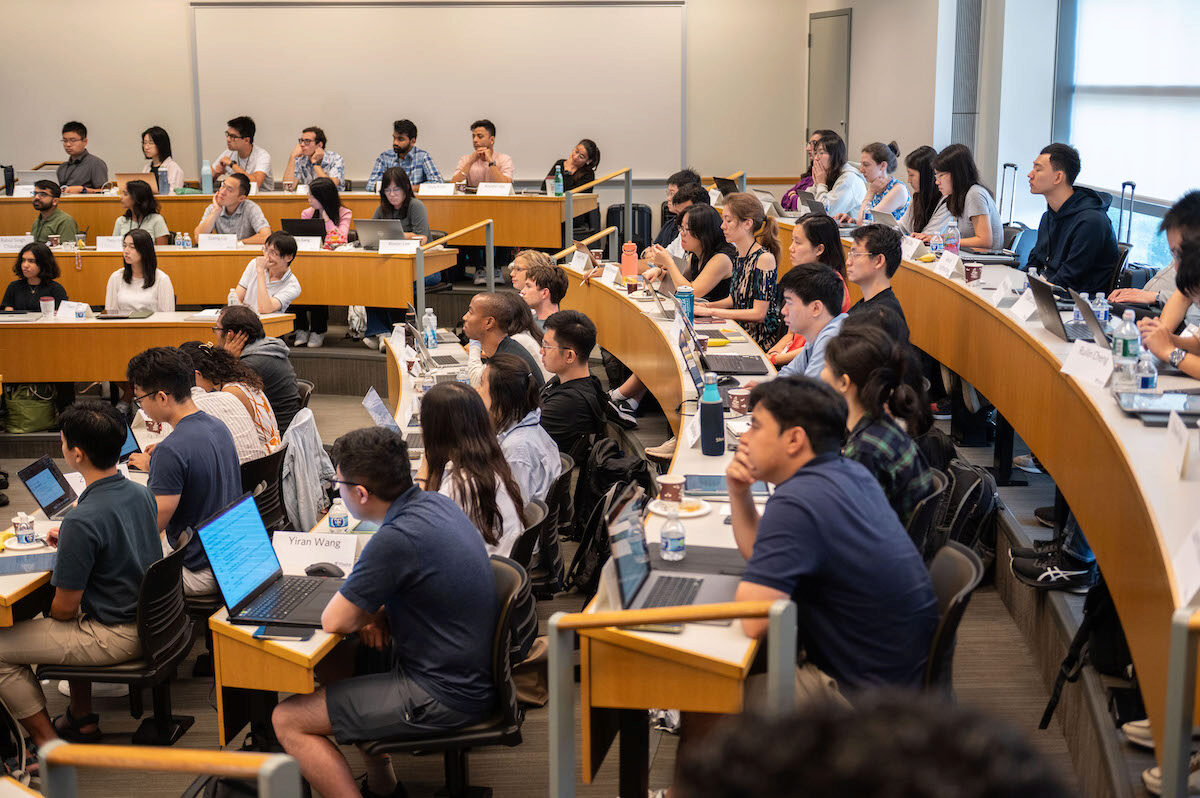 A full classroom